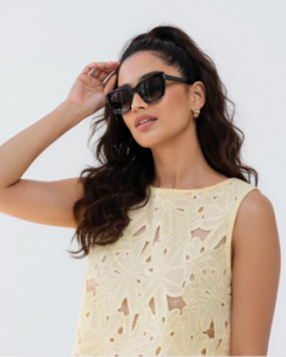 Butter Cutwork co-ord set
