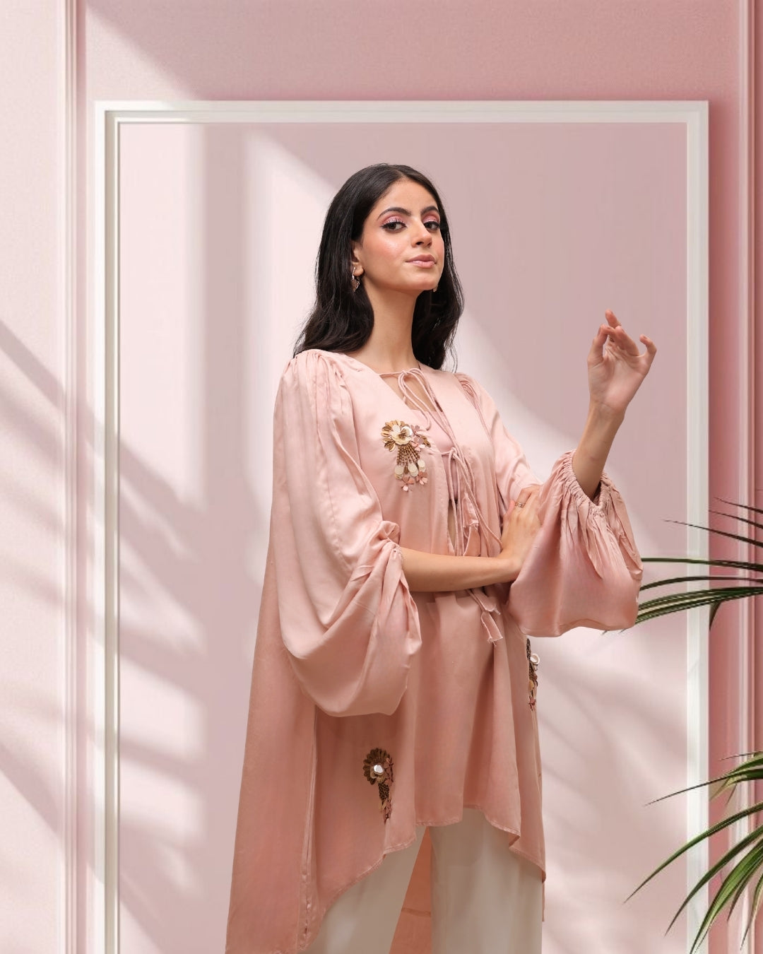Peach Blush Tunic