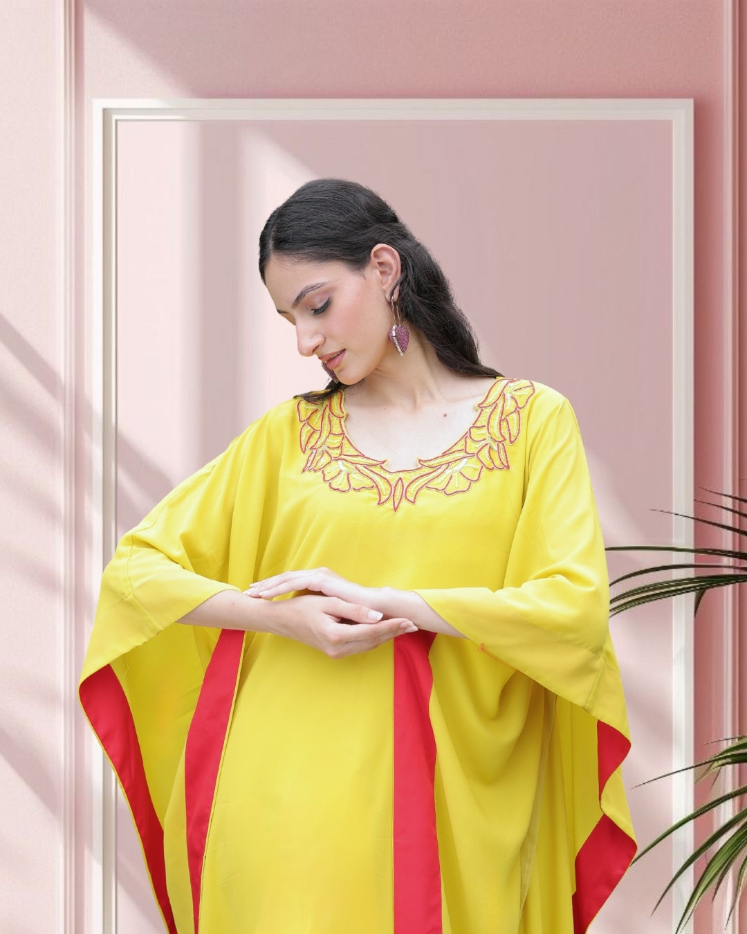 Lime Zest Kaftan Set