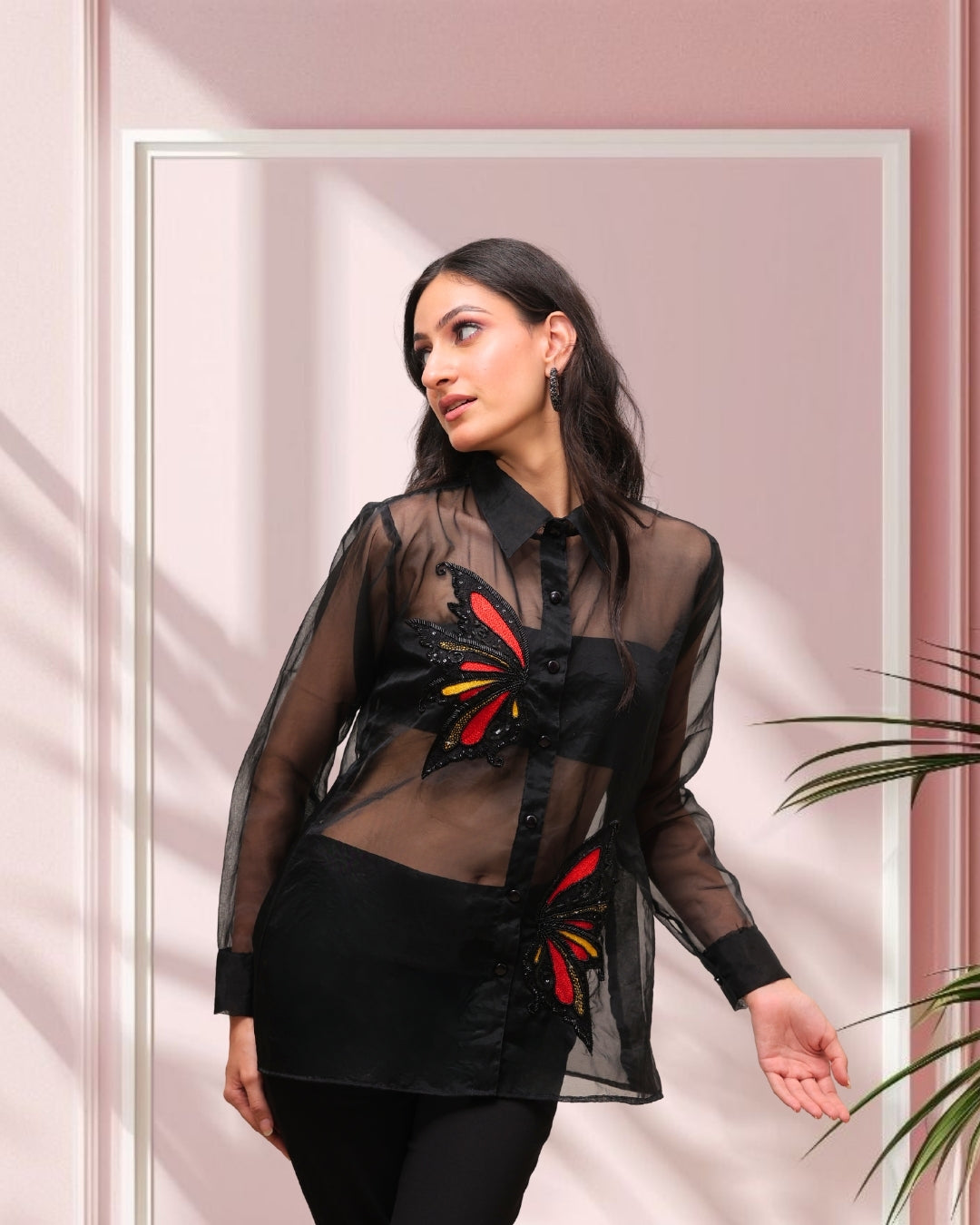 Black Butterfly Shirt