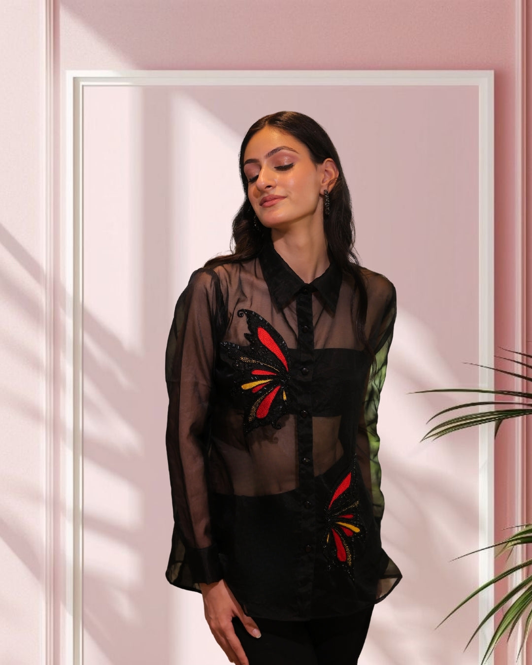 Black Butterfly Shirt